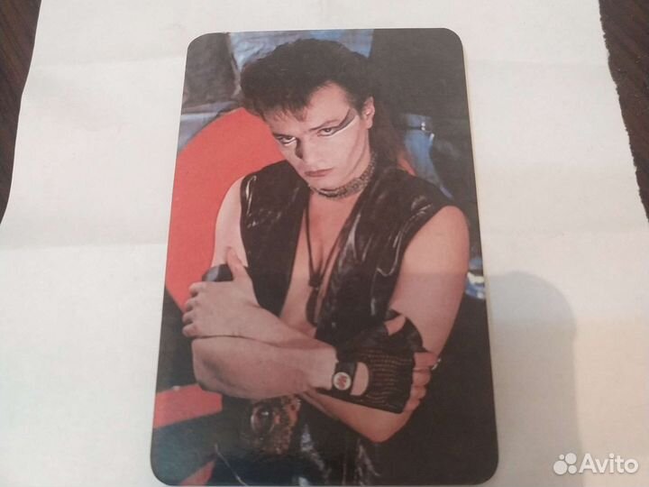 Календарик Константин Кинчев 1989