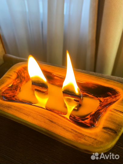 Свеча в дереве
