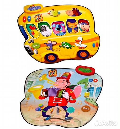 Развивающий музыкальный коврик