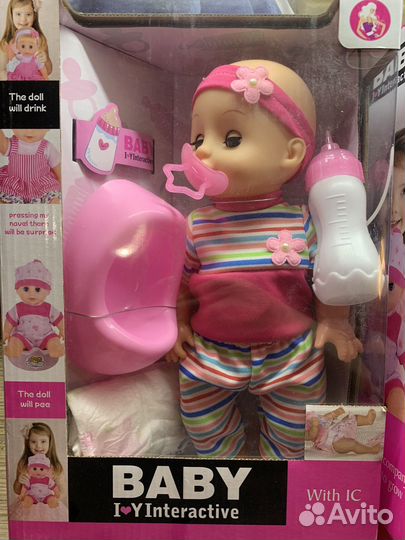 Интерактивная кукла пупс