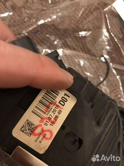 Электронная педаль газа hyundai/kia