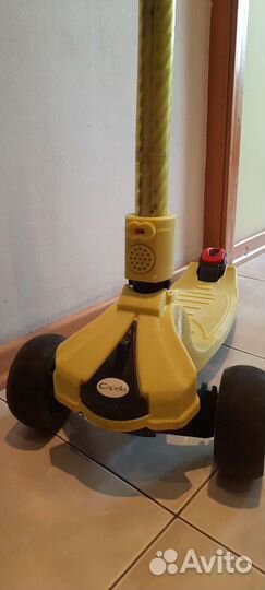 Самокат детский capella трёхколёсный светомузыкой