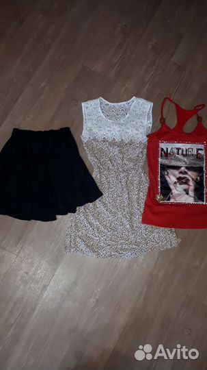 Большой пакет одежды на девочку