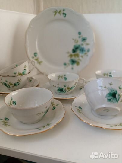 Чайный сервиз 1970 walbrzych poland польша
