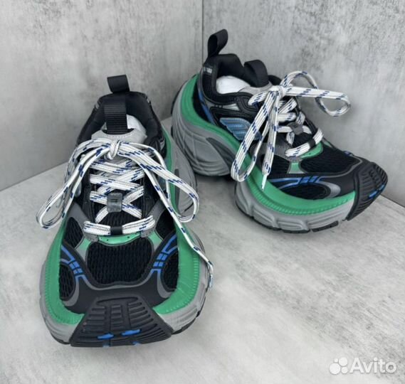 Balenciaga 10XL Sneaker Grey Green Кроссовки