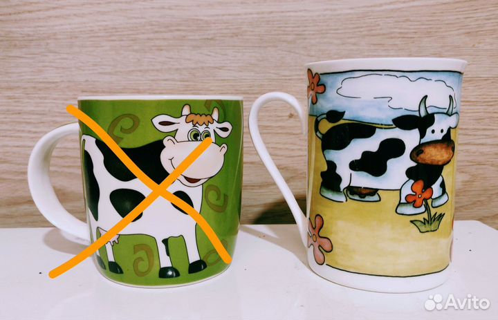 Кружка Корова, Овечка, Божья коровка