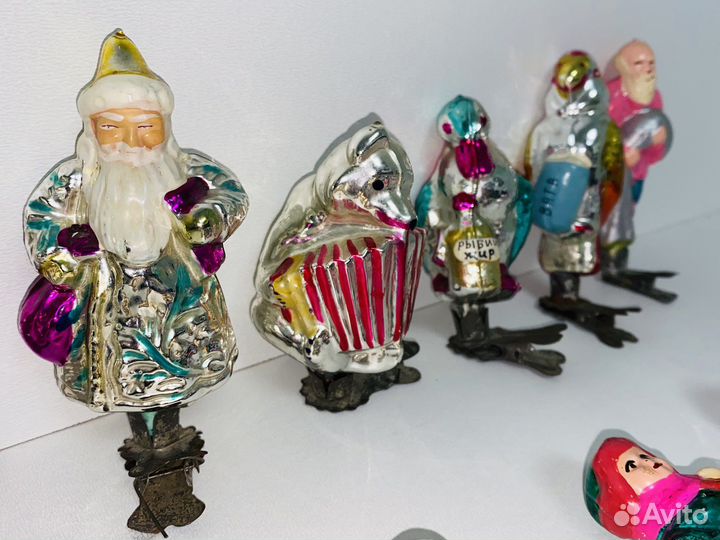 Елочные игрушки СССР на прищепке