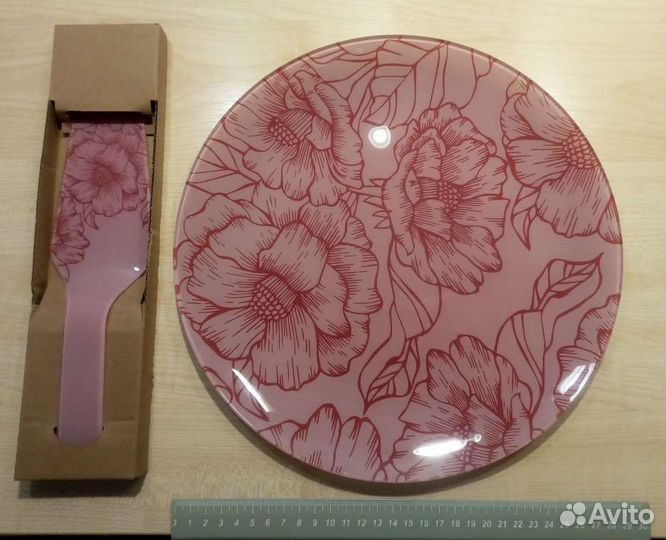 Тарелка для торта с лопаткой