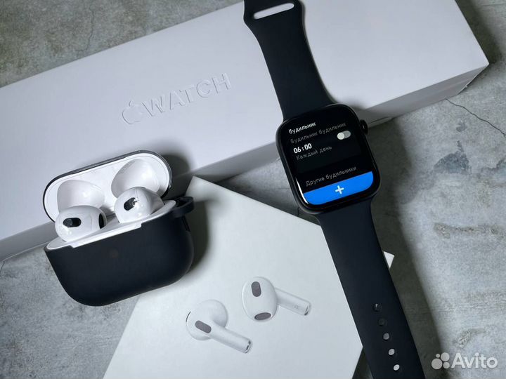 Комплект AirPods 3 + Apple Watch 9