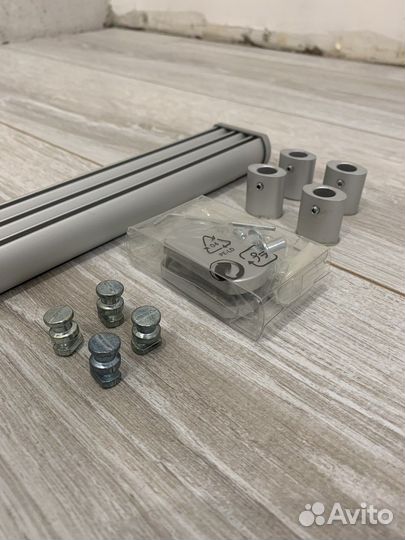 Гардинная шина 255 см алюминиевая Икеа IKEA