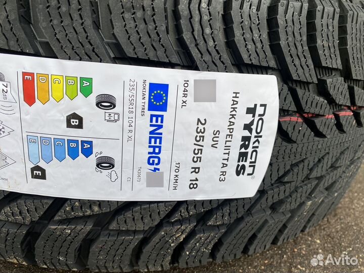 Nokian Tyres Hakkapeliitta R3 SUV 235/55 R18 104R