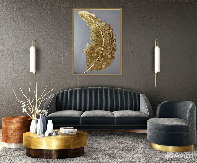 Интерьерная картина текстурная 