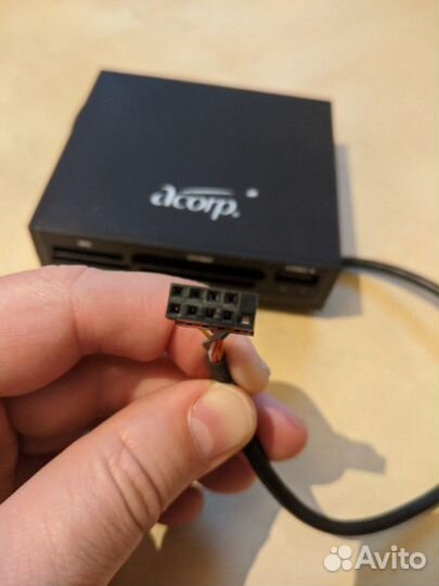 Картридер внутренний 3.5 Acorp crip200-B (Новый)