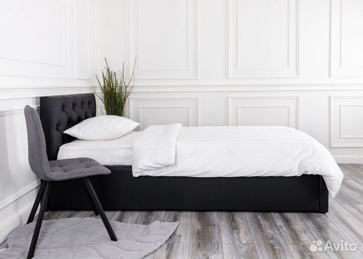 Кровать односпальная с матрасом 90х200 Барселона