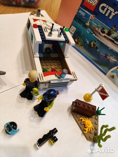 Lego City 60221 лодка дайвинг