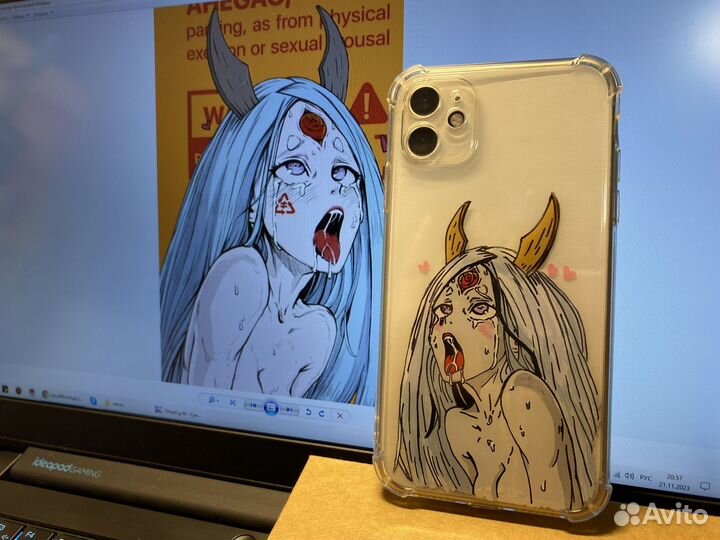 Роспись/кастом чехла, аниме в наличие и на заказ