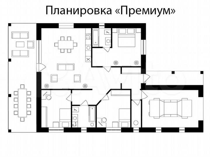 Дом 177 м² на участке 7,3 сот.