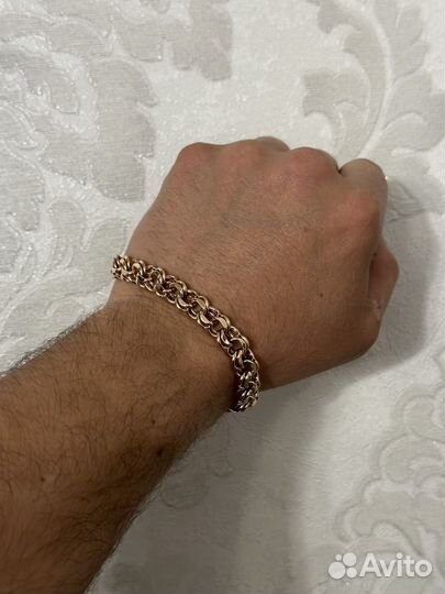 Золотой браслет бисмарк