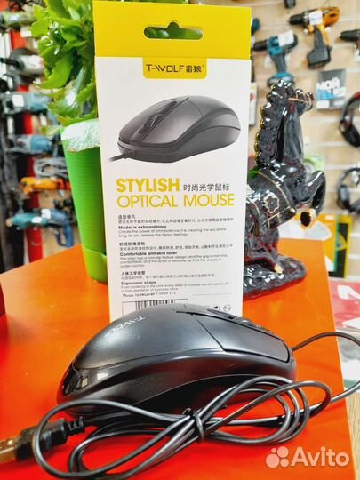 Мышь проводная T-wolf V13