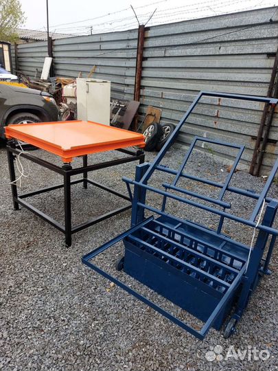 Шлакоблочный станок в сборе для блоков, с завода