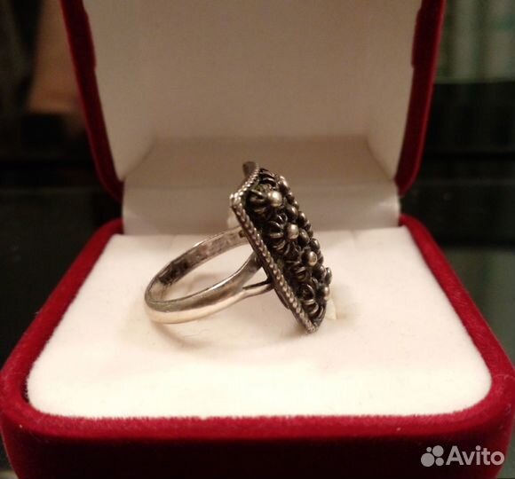 Винтажное серебряное кольцо 875