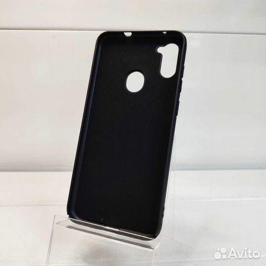 Чехол силиконовый samsung Galaxy A11 черный