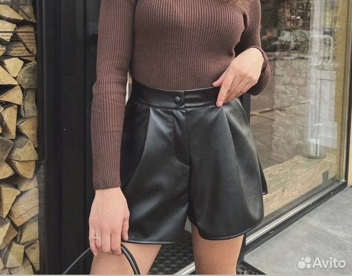 Шорты кожаные 46 48