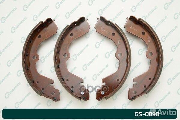 Колодки тормозные барабанные G-brake GS-01198