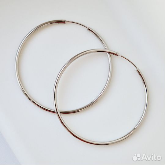 Серьги кольца