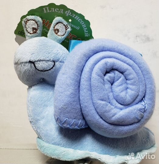 Плед Улитка Флисовый Непоседа