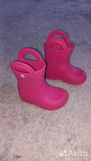Резиновые сапоги crocs c8