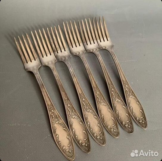 Набор вилок ссср, мельхиор