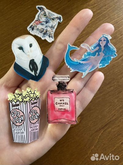 Значки акриловые