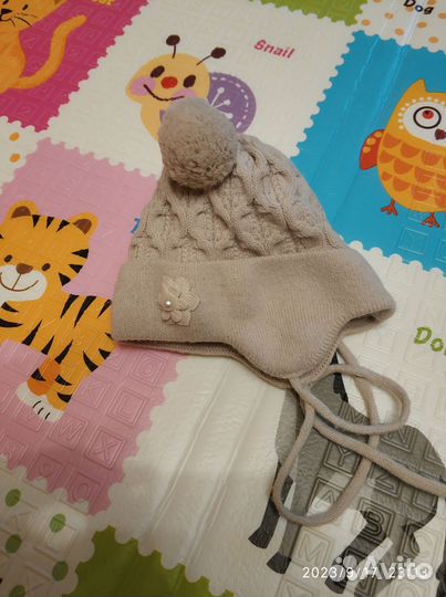 Шапка для ребенка демисезонная 40 размер