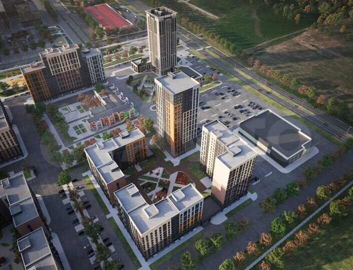 1-к. квартира, 52 м², 1/24 эт.