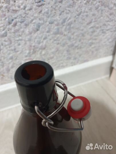 Бутылка 1л с бугельной крышкой