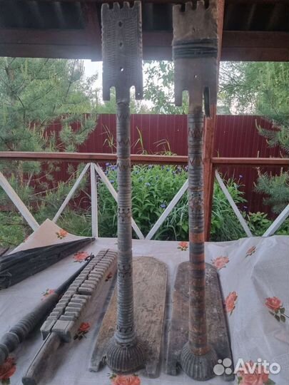 Прялка деревянная старинная