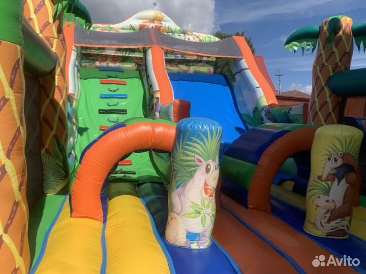 Надувной батут и сладкая вата сафари парк аренда