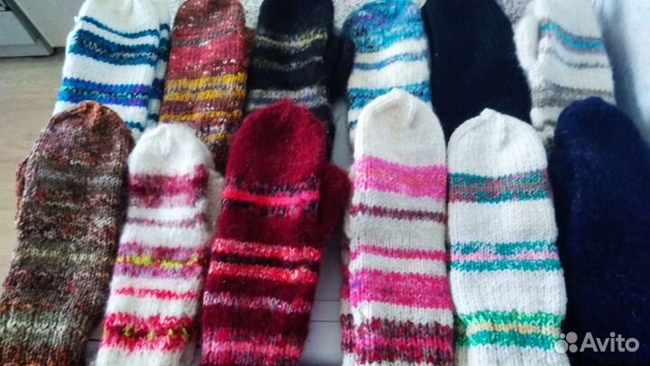 Рукавицы зимние тёплые взрослые