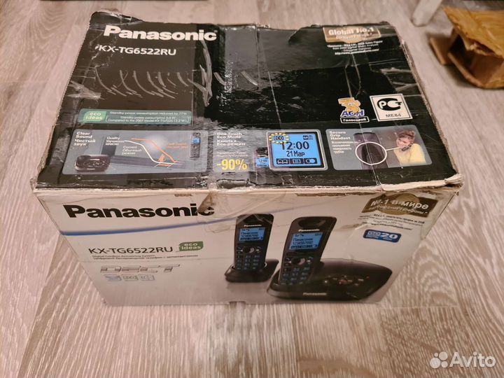 Panasonic радиотелефоны 2 шт