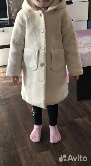 Пальто тедди