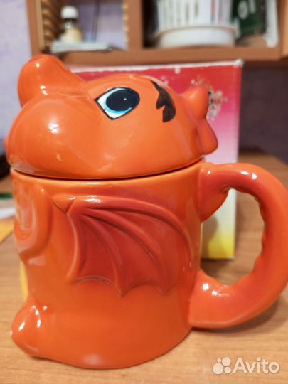 Детская кружка с крышкой