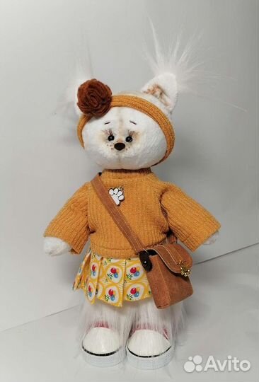 Игрушки ручной работы из плюша и вельбоа