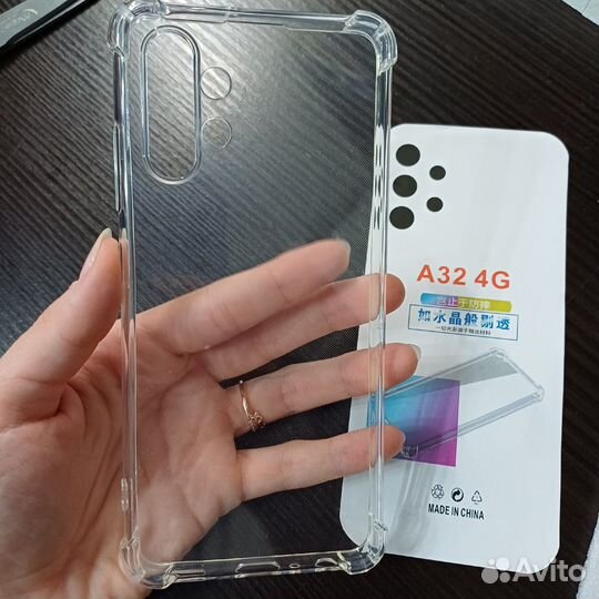 Чехол и защитное стекло на Samsung Galaxy A32