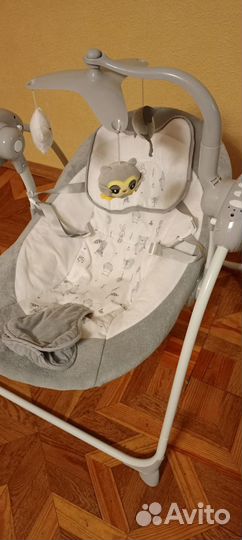 Детские электронные качели для новорожденных