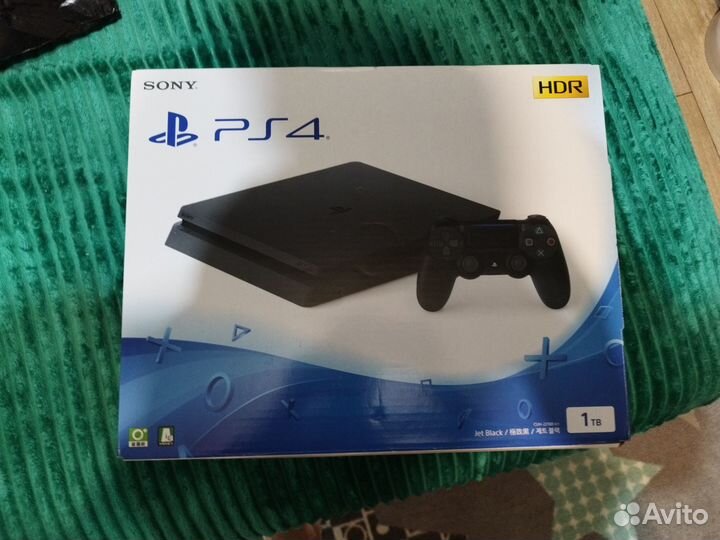 Sony playstation 4 slim 1tb с играми