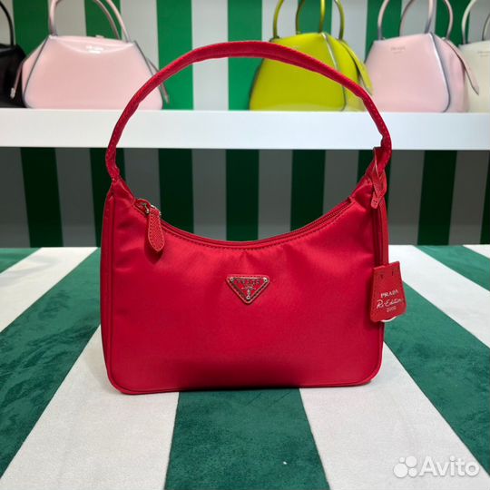 Женская сумка Prada Neylon Hobo Re-edition premium