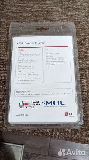 LG Кабель hdmi micro usb