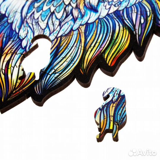 Фигурный пазл Unidragon, Огненная Лиса, размер Sma