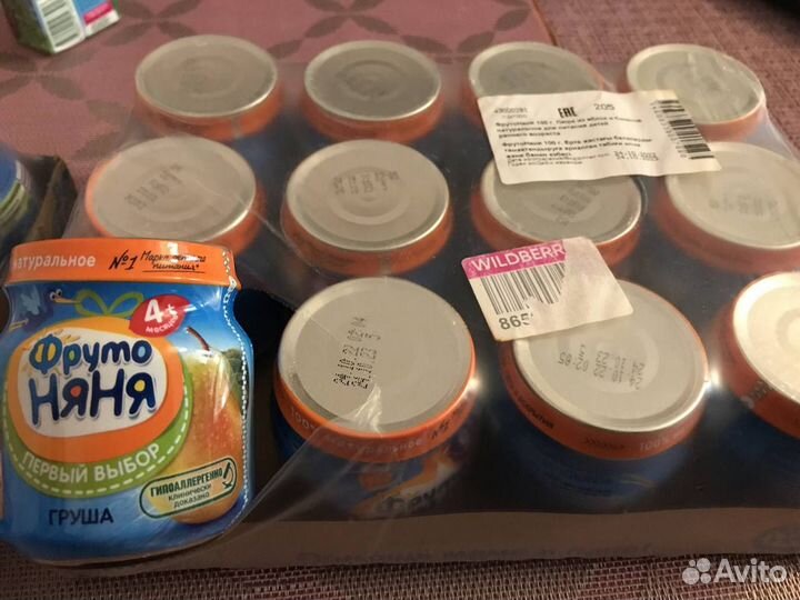 Детское фруктовое пюре Фруто няня, Сады придонья